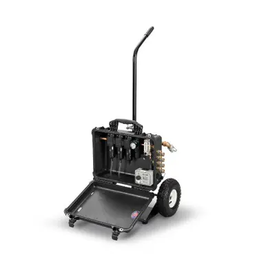 ALLEGRO 9878-EFC - 8-Worker Breathing Air Filtration Panel Cart