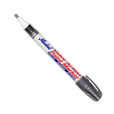 MARKAL 96832 Valve Action Paint Markers, Aluminum, 1/8 in, Medium