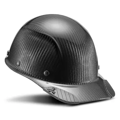 LIFT HDCC-17KG - DAX Carbon Fiber Cap-Style Brim Hard Hat (Black)