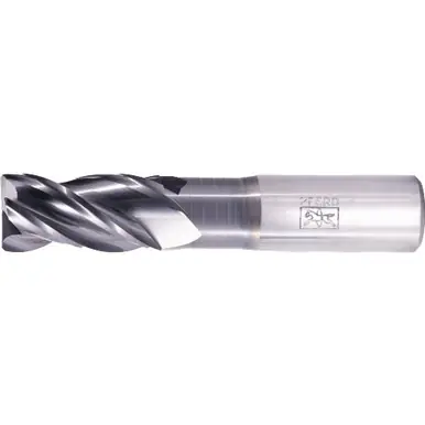 PFERD 23003051 Chamfered End Mill, 4-flutes, 3/4" Dia, 1-1/2" APMX, 4" OAL, Cyl. Shank