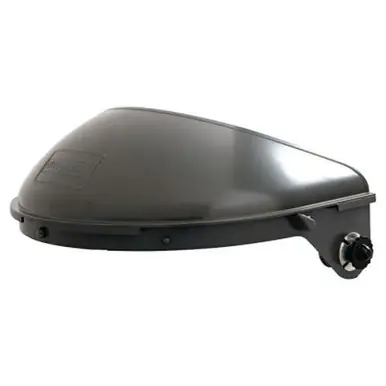 Honeywell F4400 High Performance Faceshield Systems, F400 Series, 4"Crown, Quik-Lok Mounting Cup