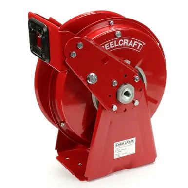 Reelcraft DP5605-OLP - 3/8" x 50 ft. Compact Dual Pedestal Air Hose Reel