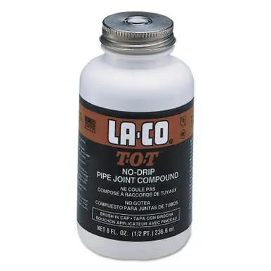 MARKAL 12219 T-O-T Pipe Thread Compounds, 1/2 Pint Brush-In-Cap, Gray