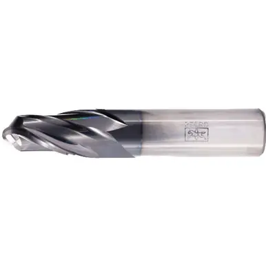 PFERD 23003007 Ball Nose End Mill, 2-flutes, 3/4" Dia, 1-1/2" APMX, 4" OAL, Cyl. Shank