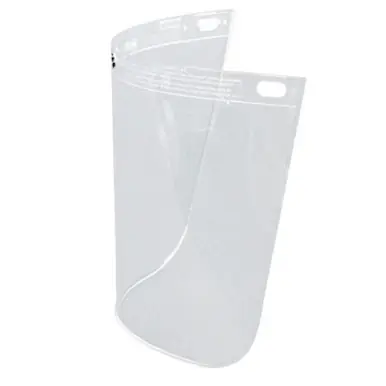 Honeywell 4118CLBP High Performance Faceshield Windows, Unbound, Clear, Standard, 11 1/4" x 8"