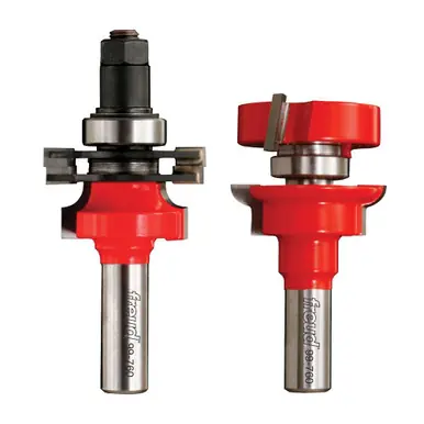 FREUD 99-760 - 1-11/16" (Dia.) Premier Adjustable Rail & Stile Bit - Round Over