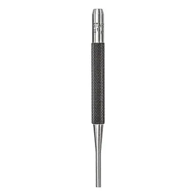 Starrett 52580 Drive Pin Punch, 4", 1/8" Tip, Steel