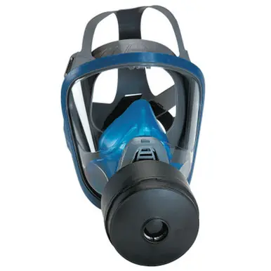 MSA 10028998 Advantage 3100 Full-Facepiece Respirator, Medium, Rubber Harness