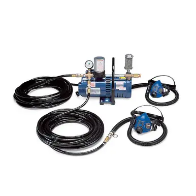 ALLEGRO 9215-02 - 2-Worker Half Mask System w/ Two 100‘ Hoses