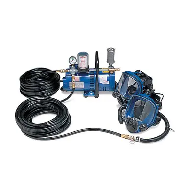 ALLEGRO 9200-02 - 2-Worker Full Mask System w/ Two 50‘ Hoses