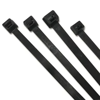 Anchor Brand 750UVB-B UV Stabilized Cable Tie, 50 lb, 7.6", Black