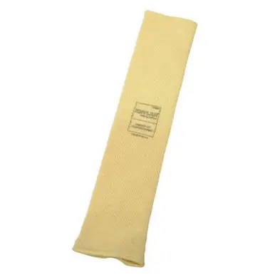 Honeywell KVS-2-14TH Heat and Cut Resistant Sleeves w/ Thaumbhole, 14" Long, Elastic Closure, Yellow