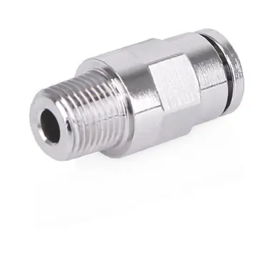 GRACO 17L442 - CSP Outlet Fitting - G-Lock Push-To-Connect Stud - 1/4" Hose Stud x 1/8" NPT male