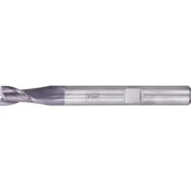 PFERD 23003026 Square End Mill, 2-flutes, 1/4" Dia, 1/2" APMX, 2-1/2" OAL, Weldon shank