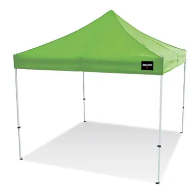ALLEGRO 9403-10 - Utility Canopy Shelter, Hi-Viz Green, 10‘ x 10‘