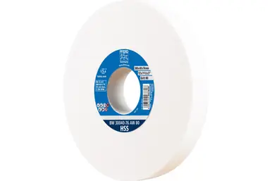 PFERD 61731 - Vitrified Bench Wheel, HSS, 12" x 1-1/2 x 3, 80 Grit, Aluminum Oxide