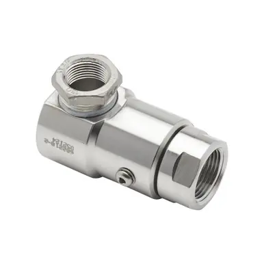 Reelcraft 602624-2 - 3/4" NPT(F) x 1" NPT(F) Stainless Steel Swivel, FKM Seals, 500 psi