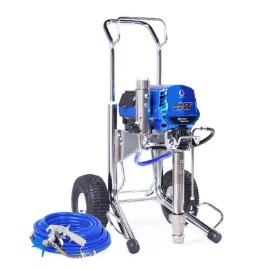GRACO 19F549 - Mark IV XT HD 3-in-1 Standard Series Electric Airless Sprayer, Hi-Boy, Chromex, 3300