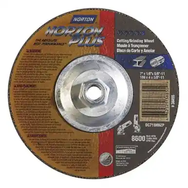 Norton 66252938855 Grinding Wheel, 7" x 1/8" (10pk)