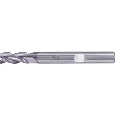 PFERD 23003032 Chamfered End Mill, 3-flutes, 1/4" Dia, 1/2" APMX, 2-1/2" OAL, Weldon shank