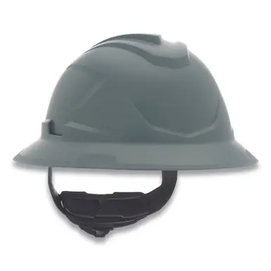 MSA 10215845 V-Gard C1 Hard Hat, Non-Vented, Fas-Trac III, Gray (16pk)