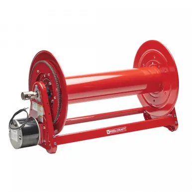 Reelcraft EH37128-M12D - 1" x 150 ft. 3000 psi, 12V Electric Motor Hose Reel