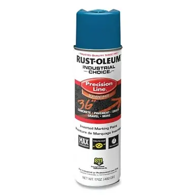 Rust-Oleum 203022V Inverted Marking Paint, Caution Blue, 17 oz (12pk)