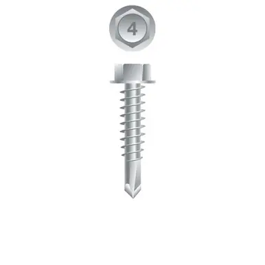 Strong-Point 4H1496 - 14-14 x 6" Hex Head Screw, 410SS 250ct