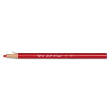 MARKAL 96012 China Markers, Paper-wrapped Tip, Red