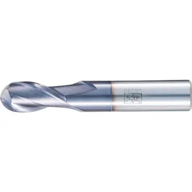 PFERD 23003005 Ball Nose End Mill, 2-flutes, 1/2" Dia, 1" APMX, 3" OAL, Cyl. Shank