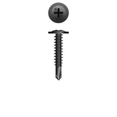 Strong-Point M83B - 8-18 x 3/4" Modified Truss Head Self-Drilling Screw, Black Oxide 8000ct