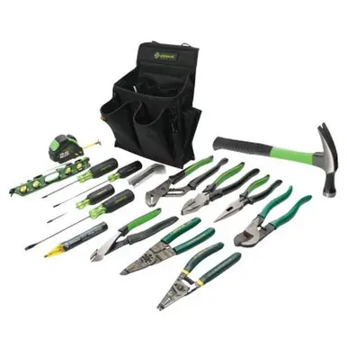 Greenlee 0159-12 17 Pc. Journeyman‘s Tool Kit