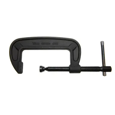 PALMGREN 9629106 - 0-12" Heavy-Duty C-Clamp/Black Oxide Spindle