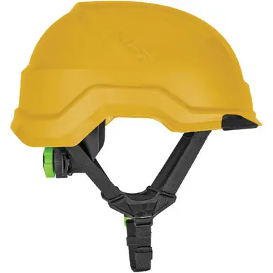 LIFT HRX-22LE2 - RADIX Non-Vented Safety Helmet Hard Hat (Yellow)