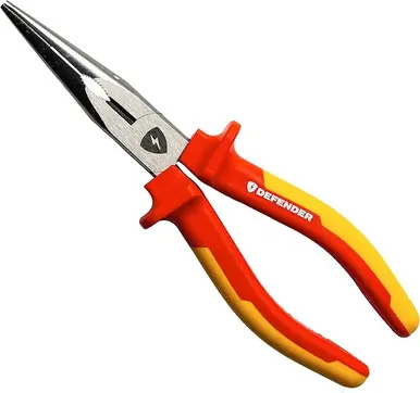 Megapro VDE-LONGNOSE-A - 8" Needle-Nose Electrician Pliers, Insulated VDE 1000V