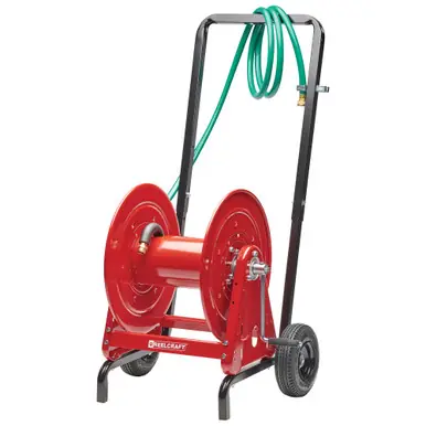 Reelcraft 600965 - 1/2" x 200 ft. 1000 psi, Hose Reel & Cart Kit