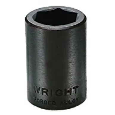 Wright Tool 4812 1/2" Drive 6 Point Standard Impact Socket - 3/8"