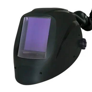 ArcOne AP-BFFVX-1500 - Airplus Black Vision PAPR Helmet w/ Large Viewing Area