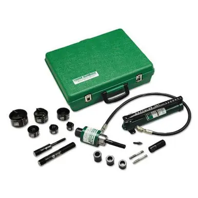 Greenlee 7306SB Slug-Buster Hydraulic Driver Kit, 11 tons, 1/2 - 2" 10ga. Mild Steel