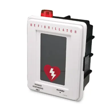 ALLEGRO 4400-DA - Defibrillator Wall Case w/ Alarm, Plastic