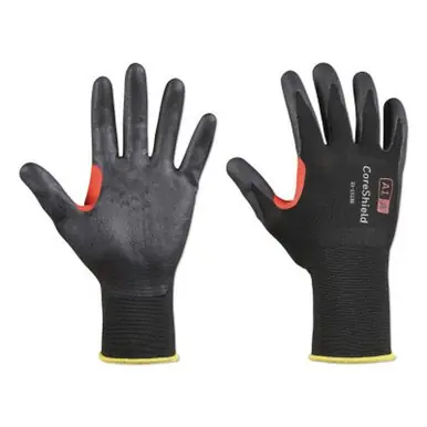 Honeywell 21-1518B/10XL CoreShield A1/A Coated Cut Resistant Glove, 10/XL, MF, 18G, Black (10pk)
