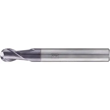 PFERD 23003003 Ball Nose End Mill, 2-flutes, 5/16" Dia, 5/8" APMX, 2-1/2" OAL, Cyl. Shank