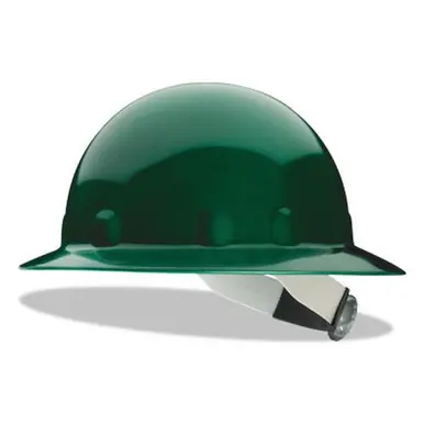Honeywell E1RW74A000 - SuperEight Full Brim Hard Hat, 8-Pt Ratchet, Green
