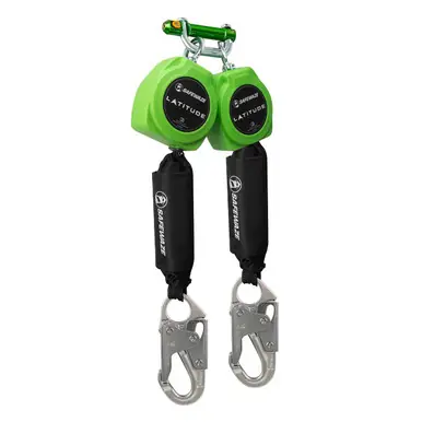 Safewaze 024-5426 - Latitude 11‘ Dual Web SRL-P 9013 BWB, Snap Hooks