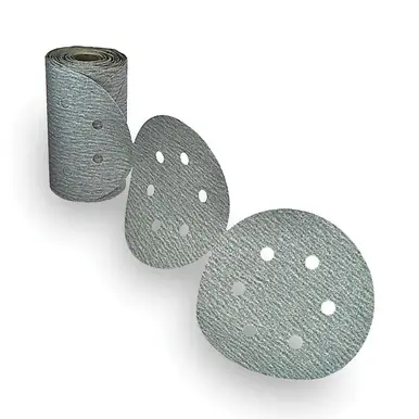 ALFA PSSW51000 - 5" x 0 100G PSA Paper Disc Silicon Carbide White 100/Link Roll