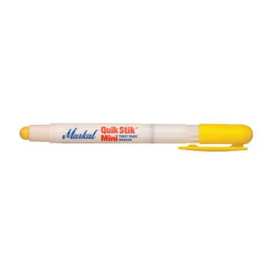 MARKAL 61127 Quik Stik Mini, Yellow, Bullet (12pk)
