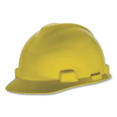 MSA 10004692 V-Gard Cap with Swing Fas-Trac Suspension, Yellow