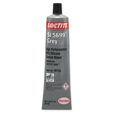 LOCTITE 135275 High Performance RTV Silicone Gasket Maker, 70ml Tube, Grey