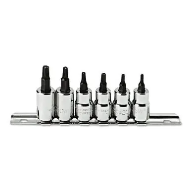 PROTO J5238C 6 Piece Torx Bit Socket Set, 3/8"