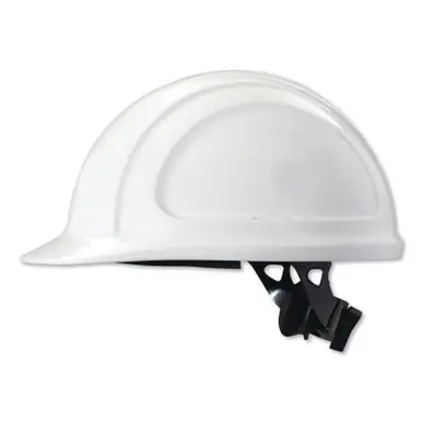 Honeywell N10R010000 North Zone Hard Hat, 4-Pt Ratchet, Cap, White (12pk)
